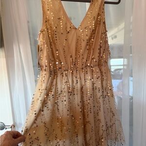 Elegant Sequin Mini Dress